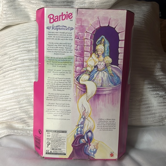 Barbie as Rapunzel 1994 Doll Mattel Children's Collector 1st Edition - Picture 9 of 15